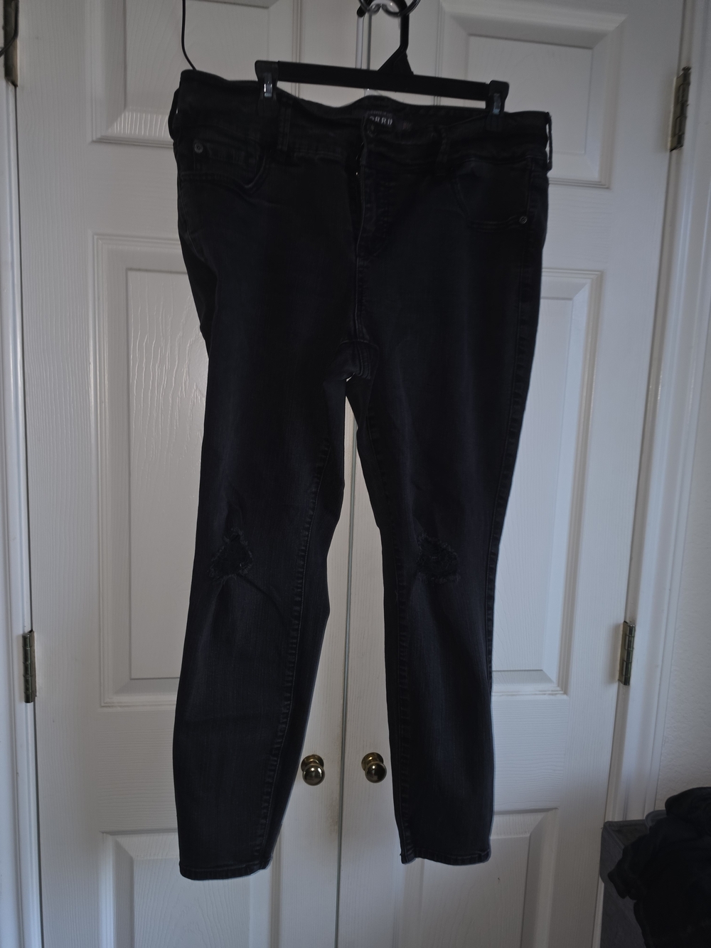 torrid Black Ripped Jeggins Jeans